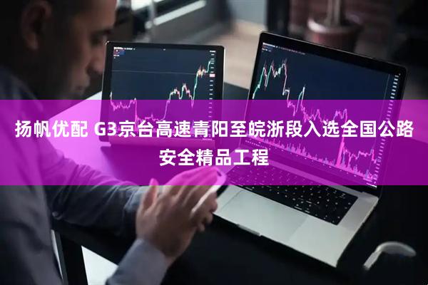 扬帆优配 G3京台高速青阳至皖浙段入选全国公路安全精品工程