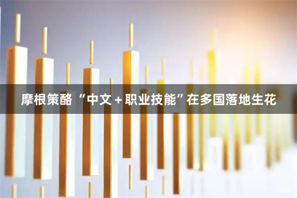 摩根策酪 “中文＋职业技能”在多国落地生花